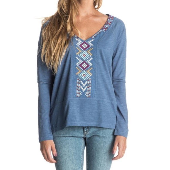 ROXY TRUE AFFECTION LONGSLEEVES JUNIOR TOP S 0087 - Picture 1 of 5